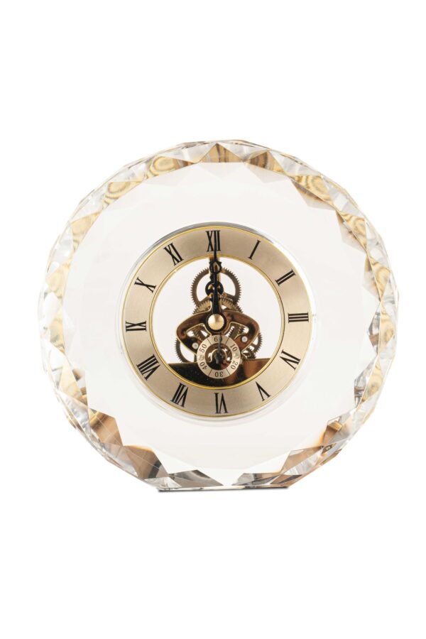 706 KRİSTAL MASA SAATİ