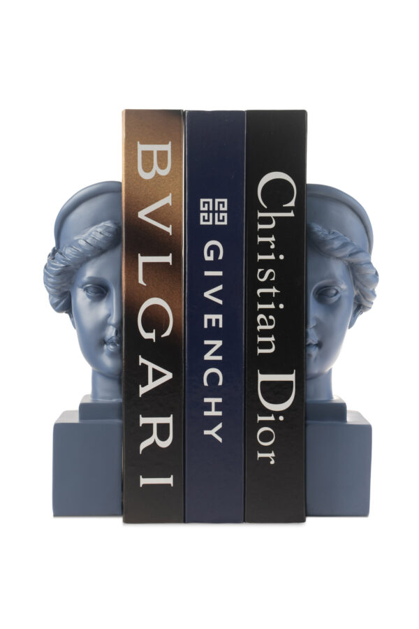 W8000-1187 POLİRESİN MAVİ KİTAP TUTUCU