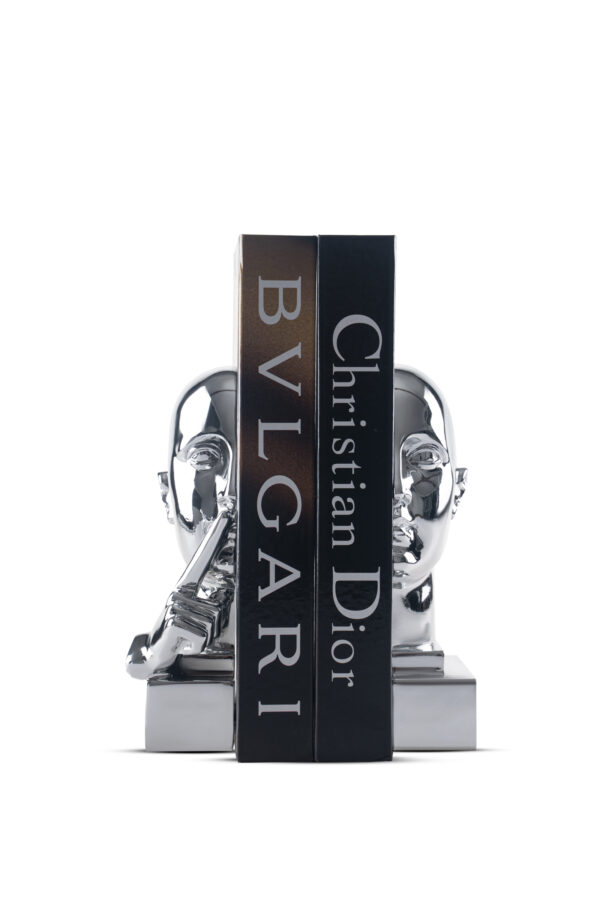 W8000-1209 POLİRESİN KİTAP TUTUCU GRİ