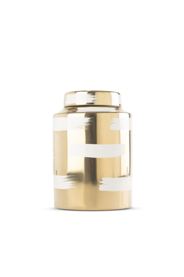 970-1 BEYAZ GOLD SERAMİK KÜP