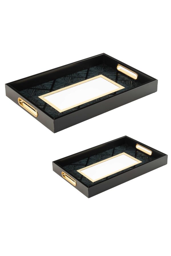 KTN-14 2Lİ KARE AYNALI TEPSİ