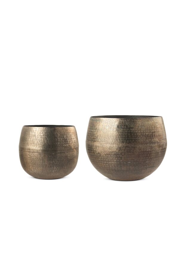 MAR58-S METAL 2Lİ SET SAKSI