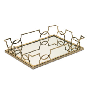 MSD76 GOLD DİKDÖRTGEN TEPSİ