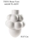 TSD51 BEYAZ VAZO BÜYÜK