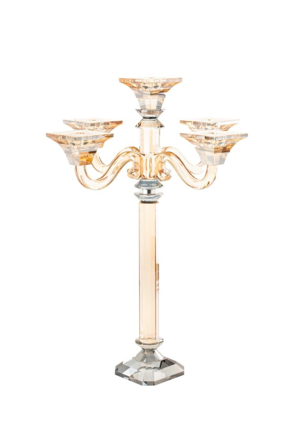 HC-24 BEŞ KOLLU KRİSTAL ŞAMDAN