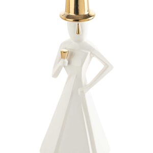 2328 POLİRESİN BEYAZ VAZO