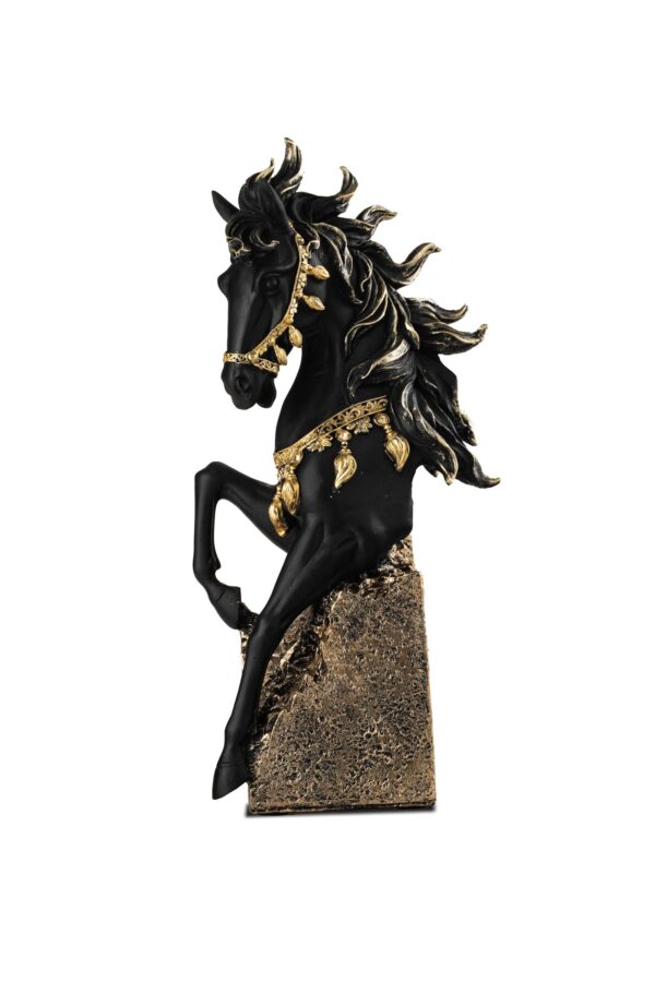 XL-7002 POLİRESİN KADİELİ AT BİBLO