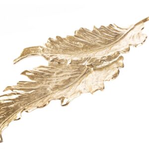WSD51 GOLD METAL DÖKÜM UZUN YAPRAK