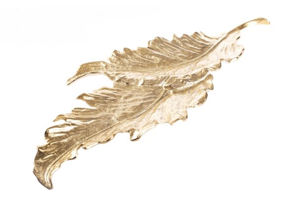 WSD51 GOLD METAL DÖKÜM UZUN YAPRAK
