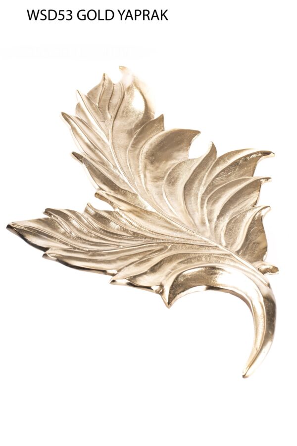 WSD53 GOLD METAL DÖKÜM YAPRAKLI TABAK