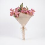PEMBE YAPAY ÇİÇEK BUKETİ